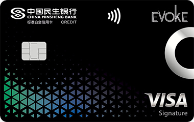 民生銀行易思匯聯(lián)名信用卡 白金卡(VISA)